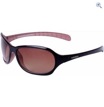 Sinner Rascal Junior Sunglasses (Brown Gradient) - Colour: Red And Pink